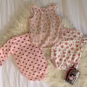 🍼🌸 Vintage soft pink onesies 🌸